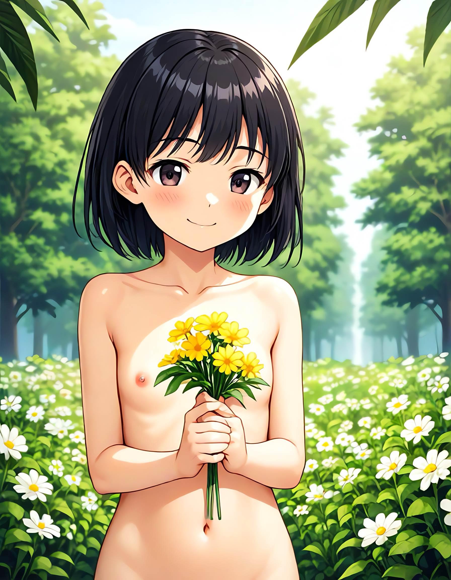 花と少女➃