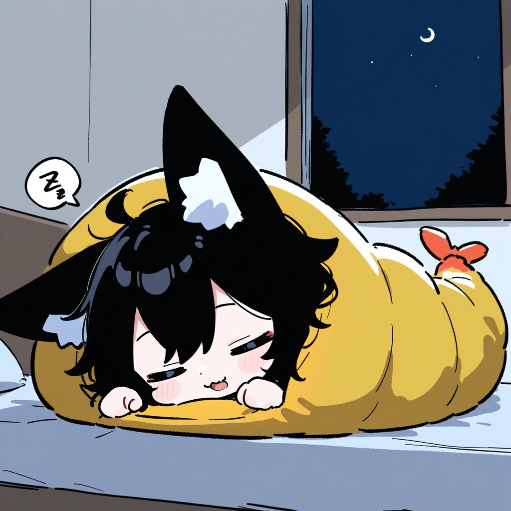 狐エビフライ寝袋