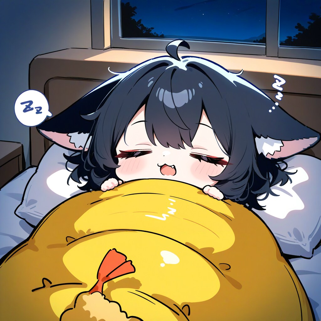 狐エビフライ寝袋