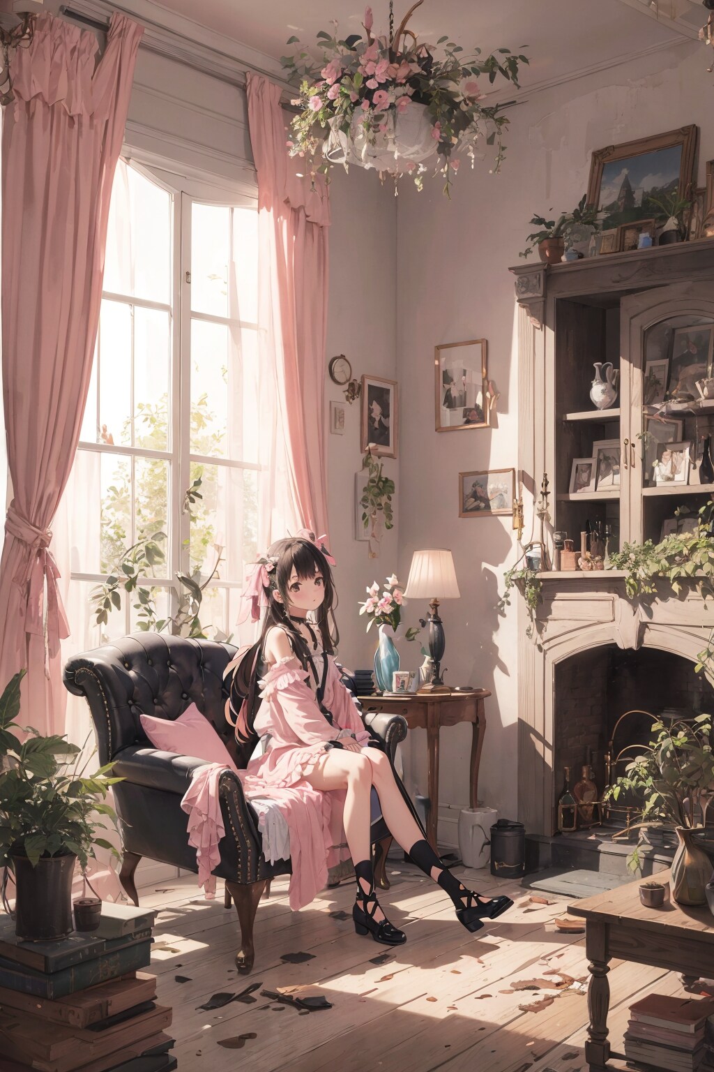 ピンクの部屋