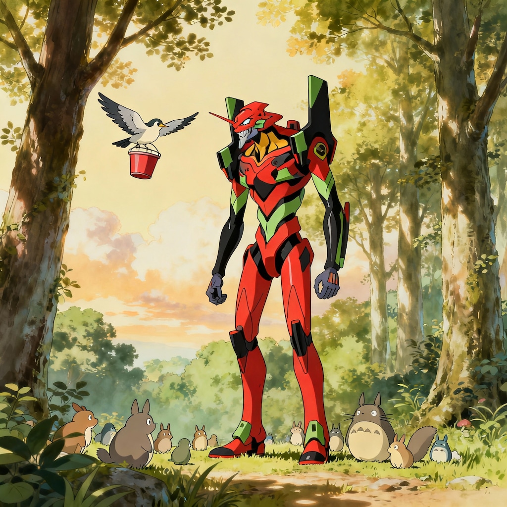 ジブリ風エヴァンゲリオン