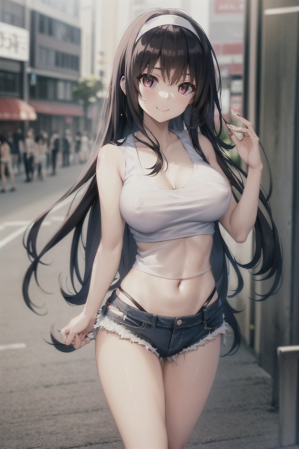 街角の女の子
