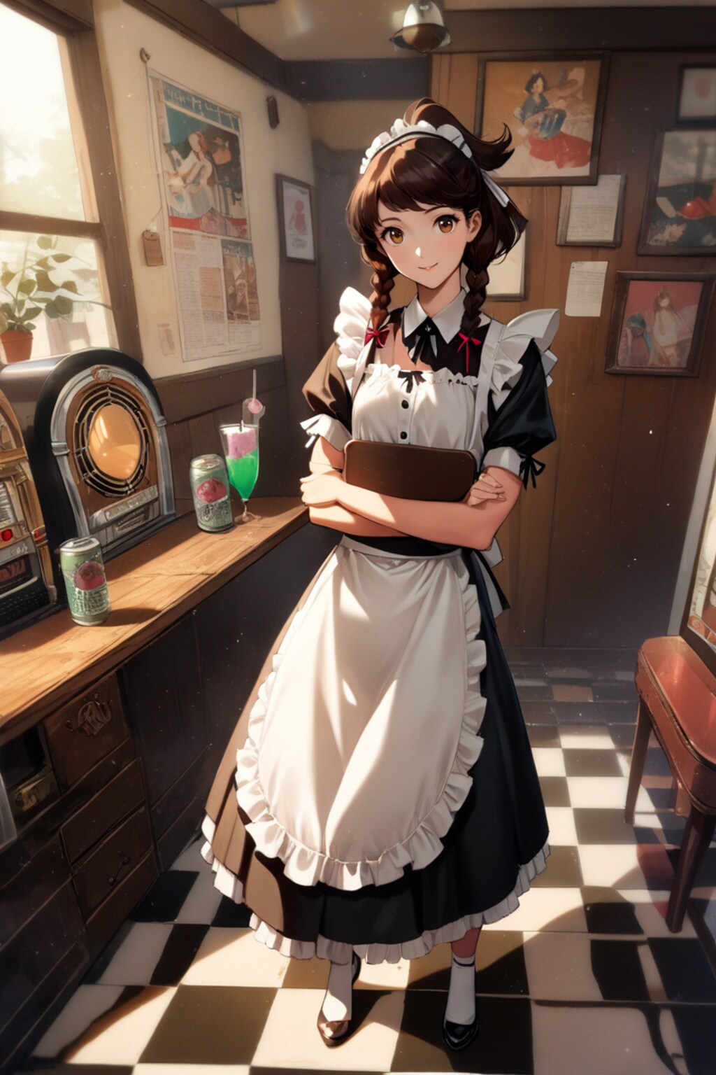 喫茶店の看板娘