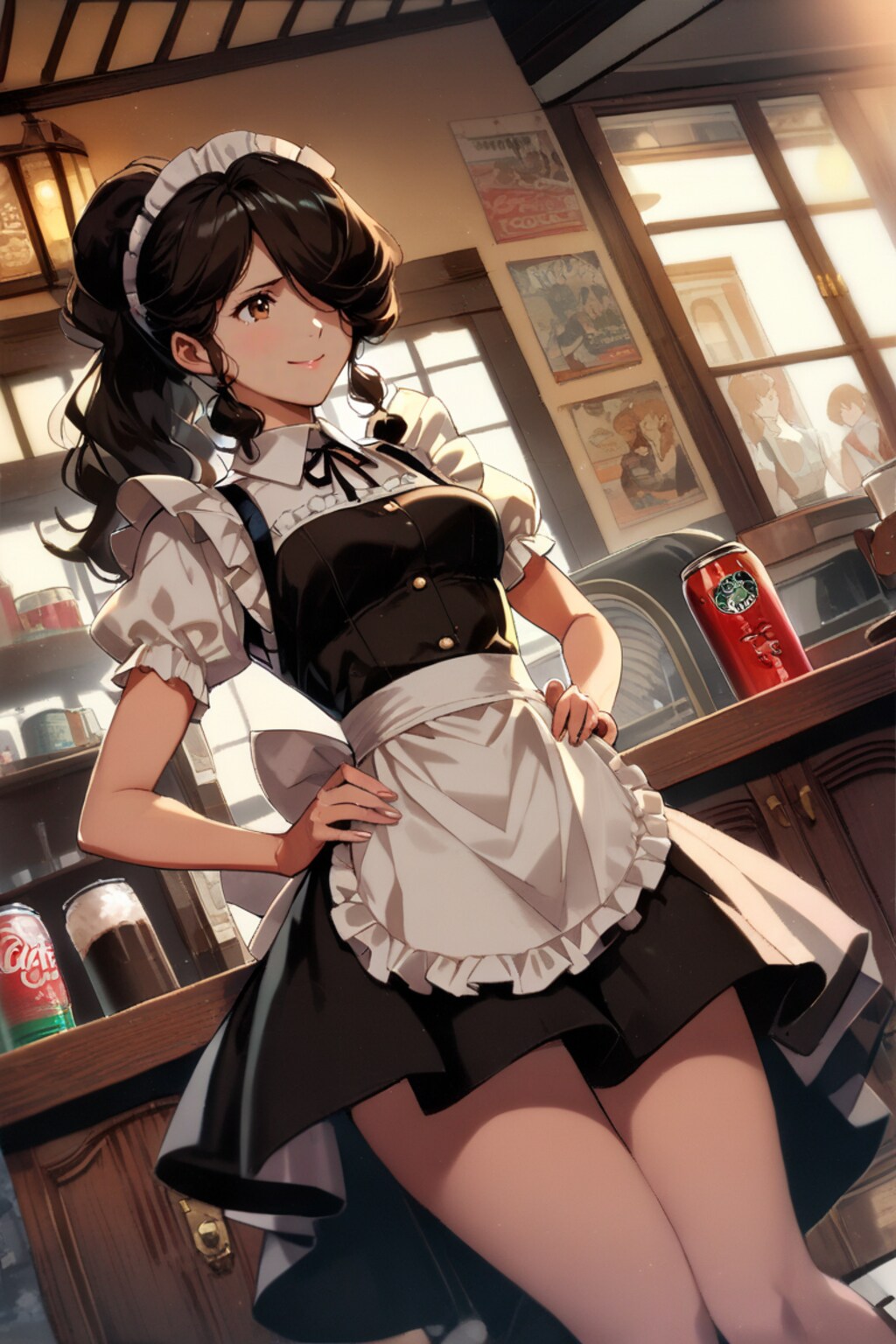喫茶店の看板娘
