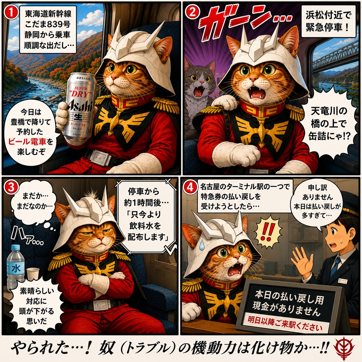 競争率の高いビール電車、乗り損ねた・・・