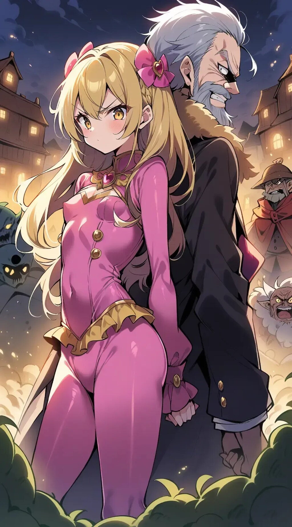 ゴブリン討伐参加者募集ポスター（え？お嬢様の着てた衣装の買取っすか？メイドさんが持って帰っちゃいましたよ！by撮影スタッフ）