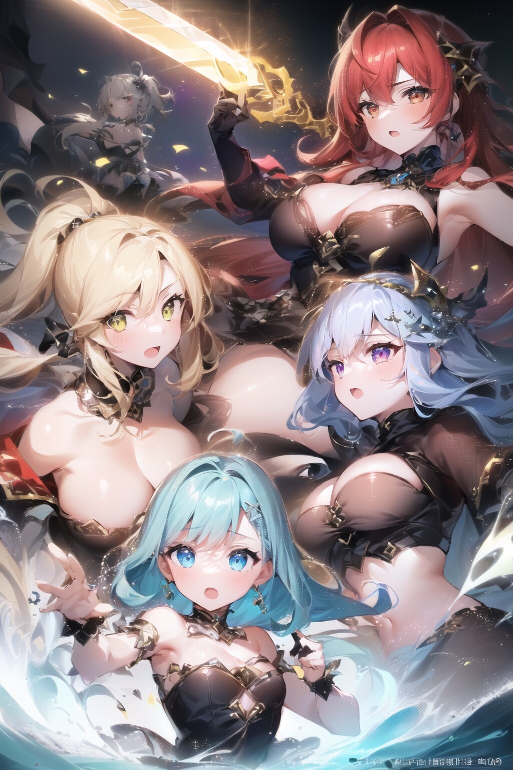 四国の勇者たちと魔皇軍の決戦