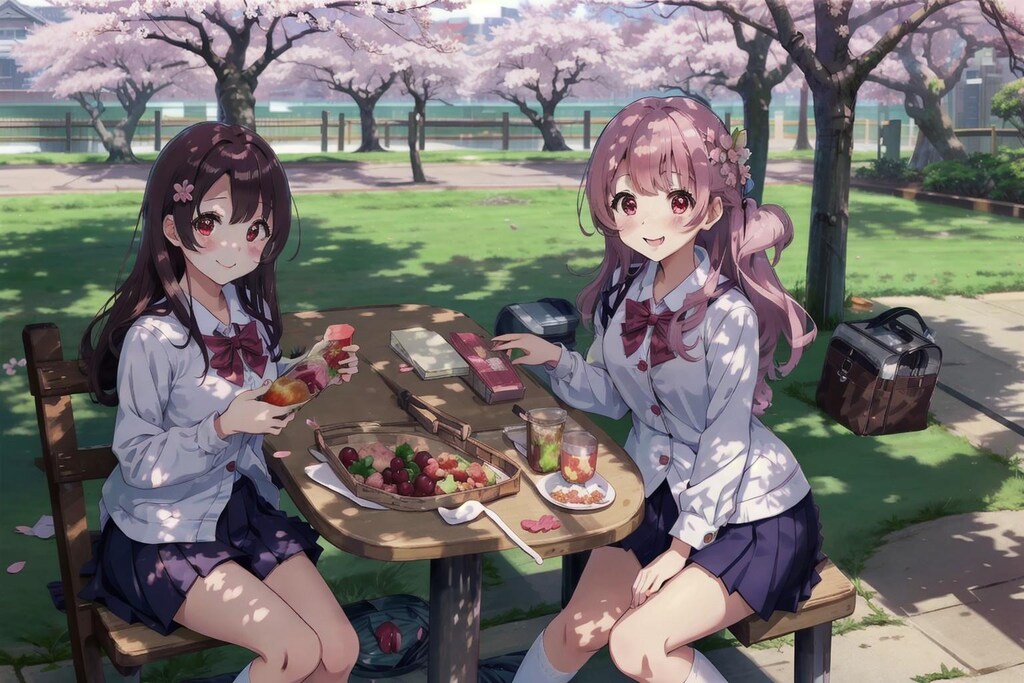 はやくお花見しよ！
