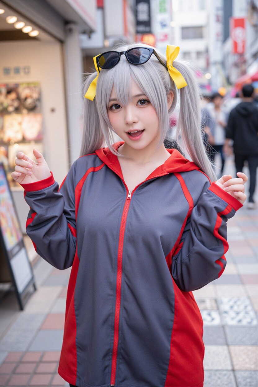 秋葉原にいたお洒落なのかダサいのかよくわからない女