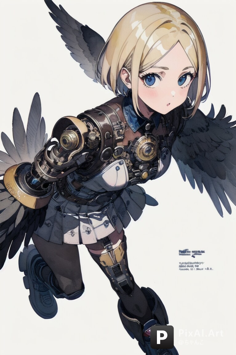 翼を持つ娘