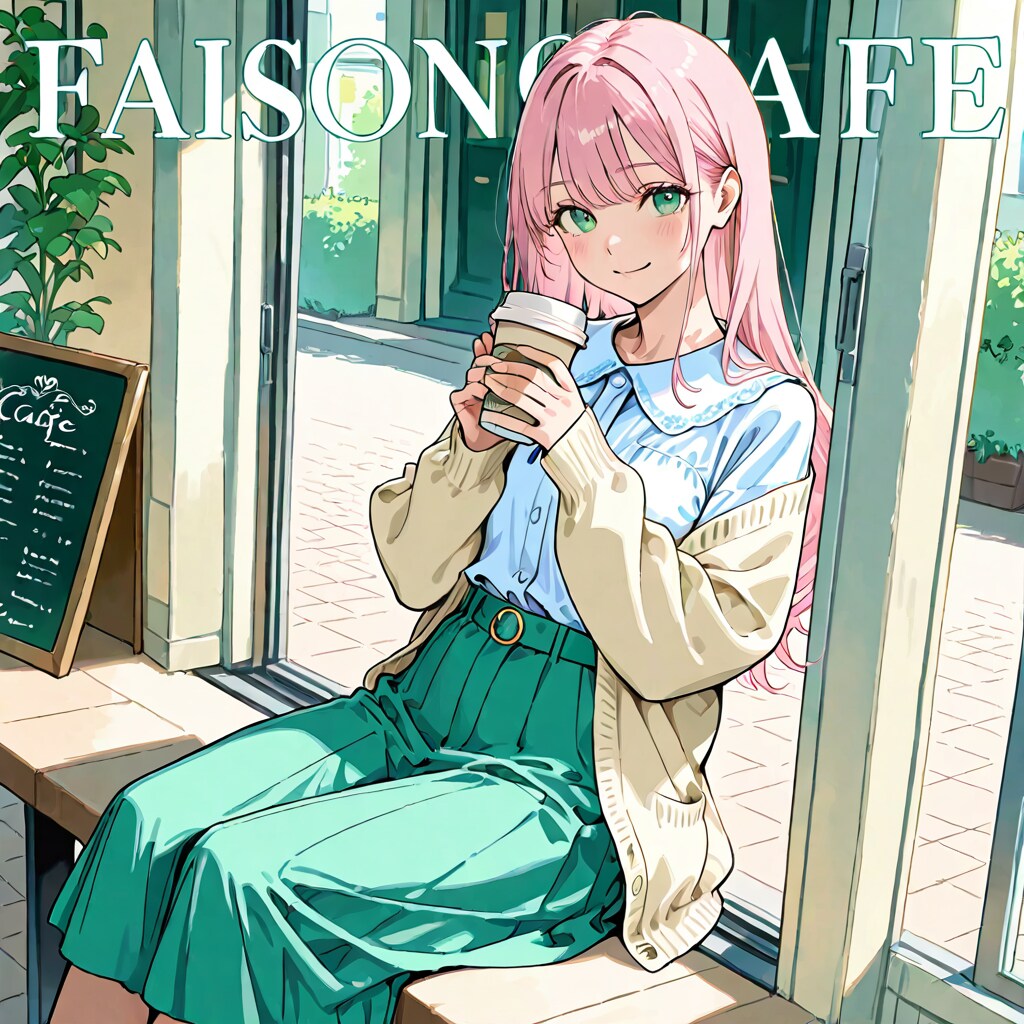春カフェファッション特集