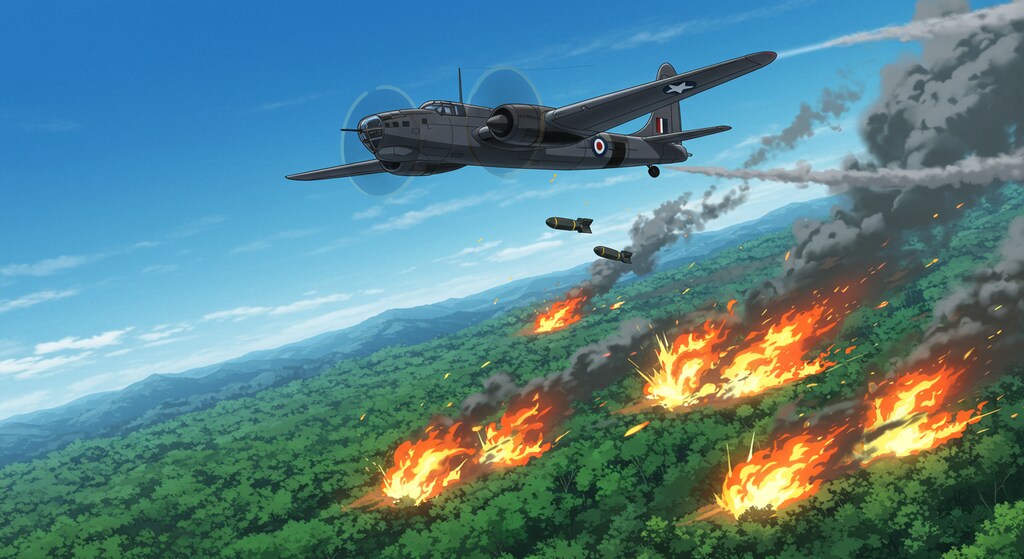 エルフの森に対して爆撃命令