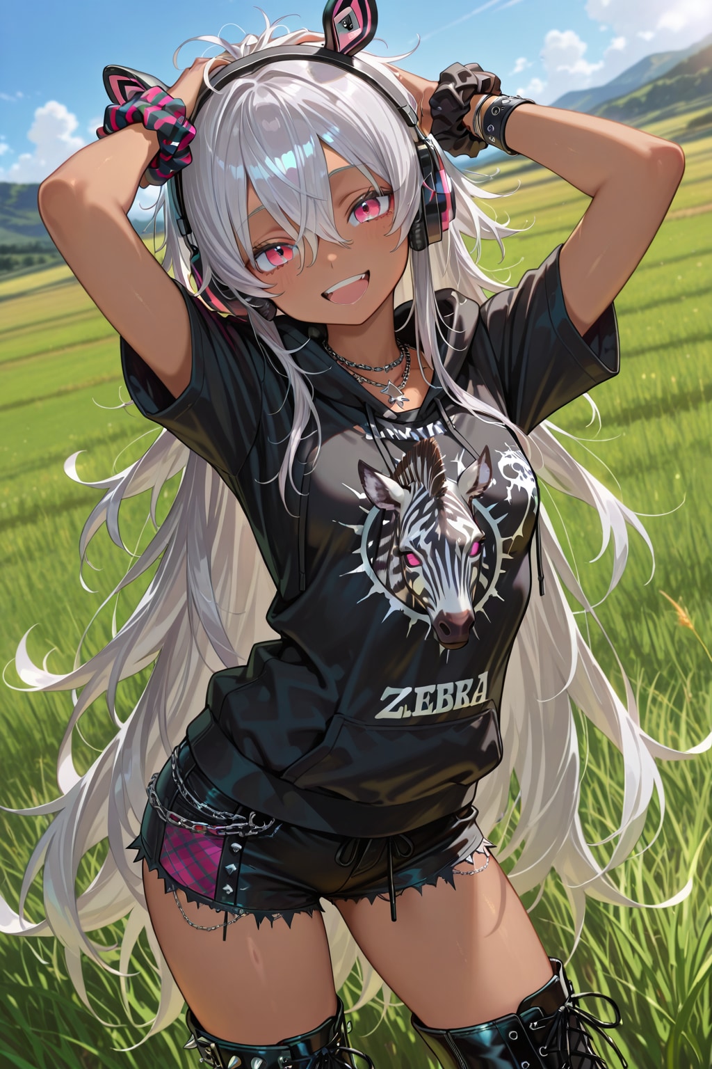 あにまるパンク[ゼブラ②] | の人気AIイラスト・グラビア