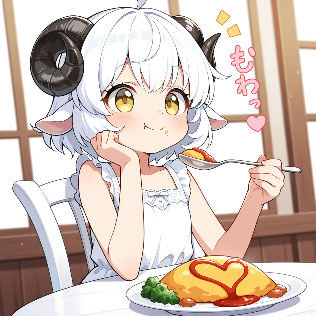 メイちゃんとオムライス
