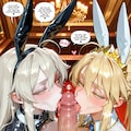 白黒バニー（フェラパイズリ 3枚目
