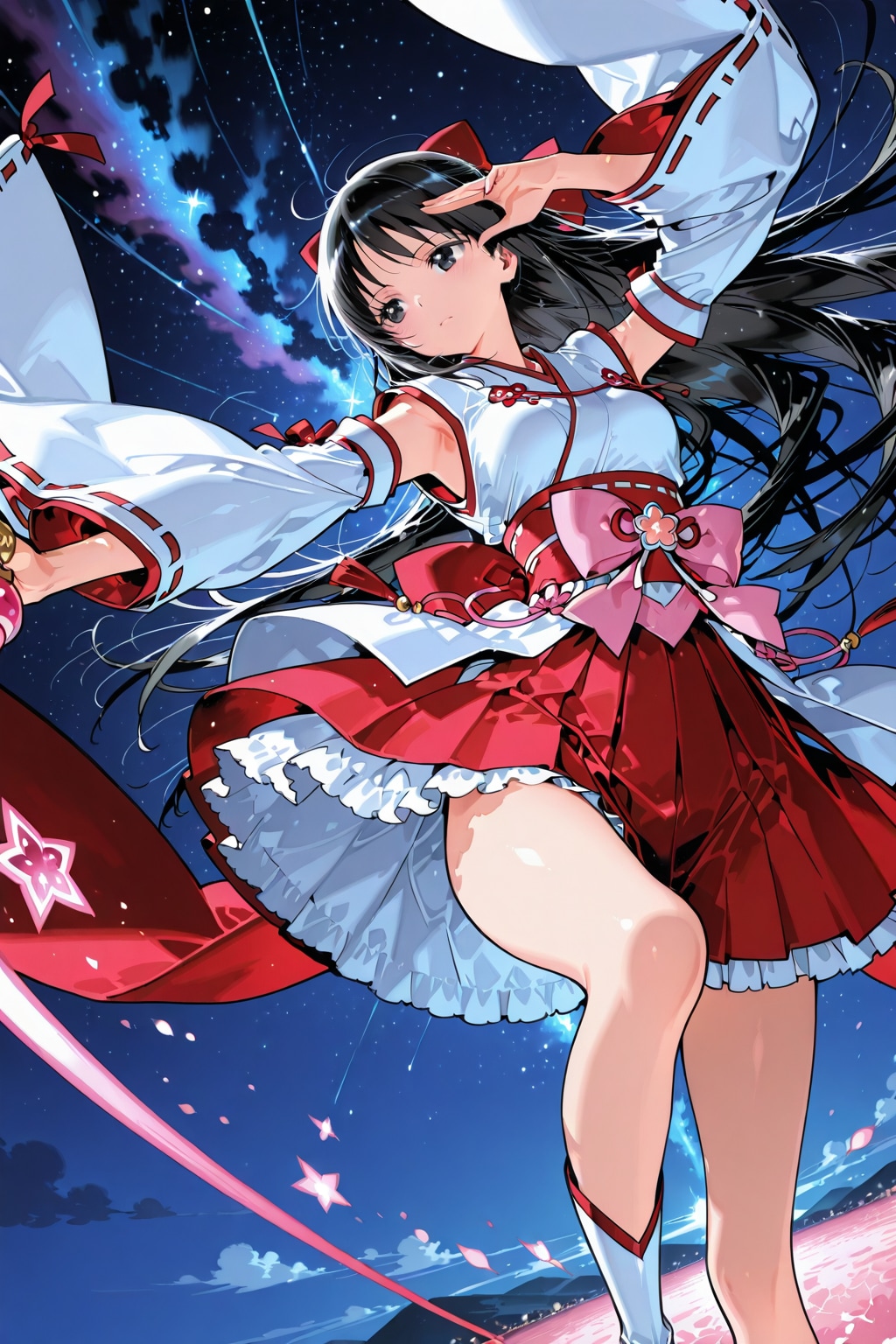 魔法少女化　巫女服