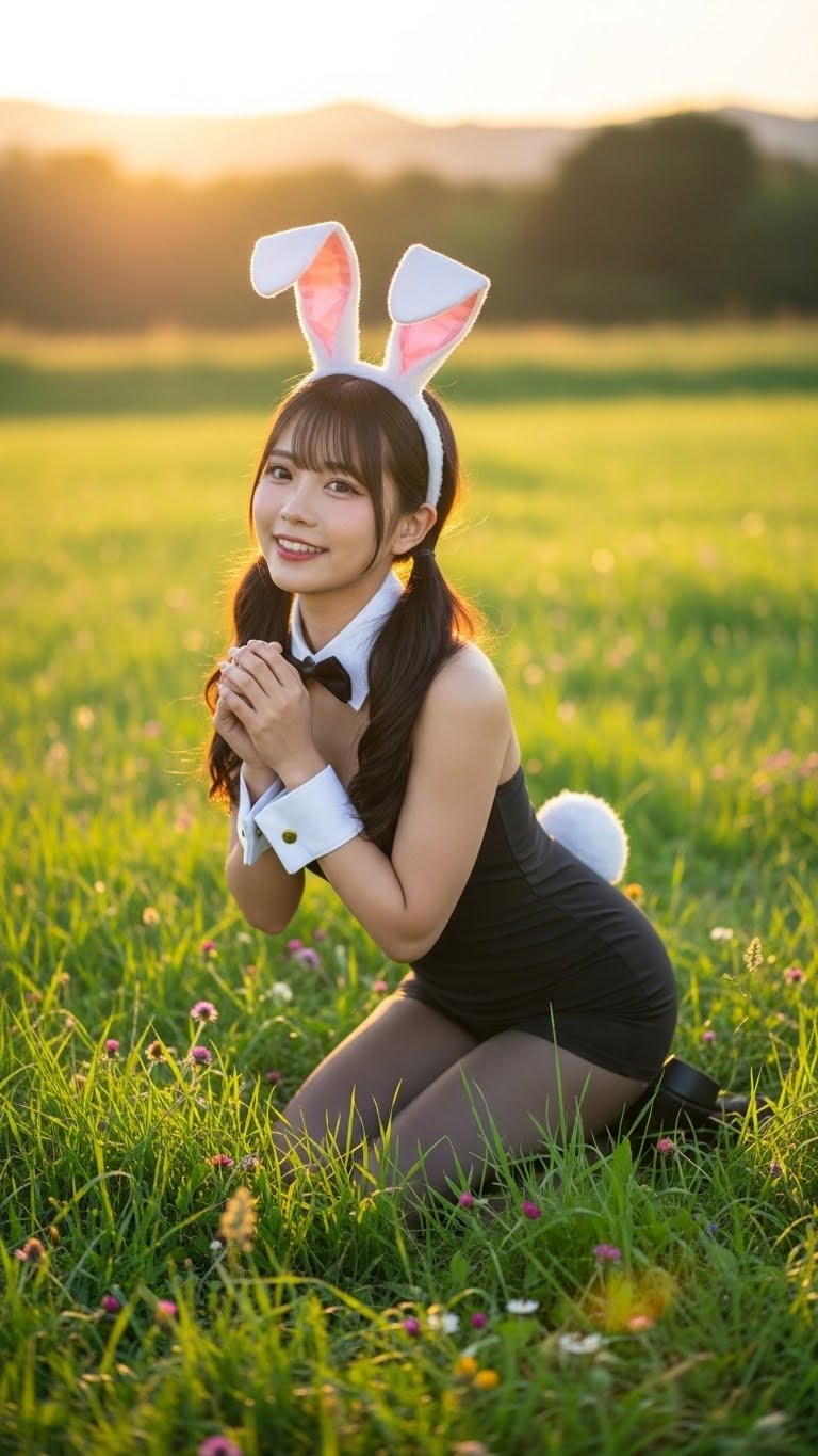 野うさぎ女子高生