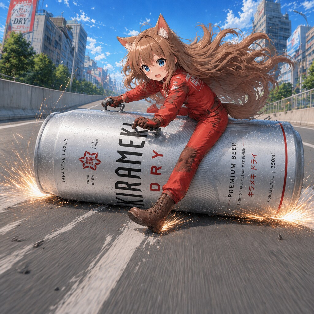 金田スライドブレーキの小さな女の子
