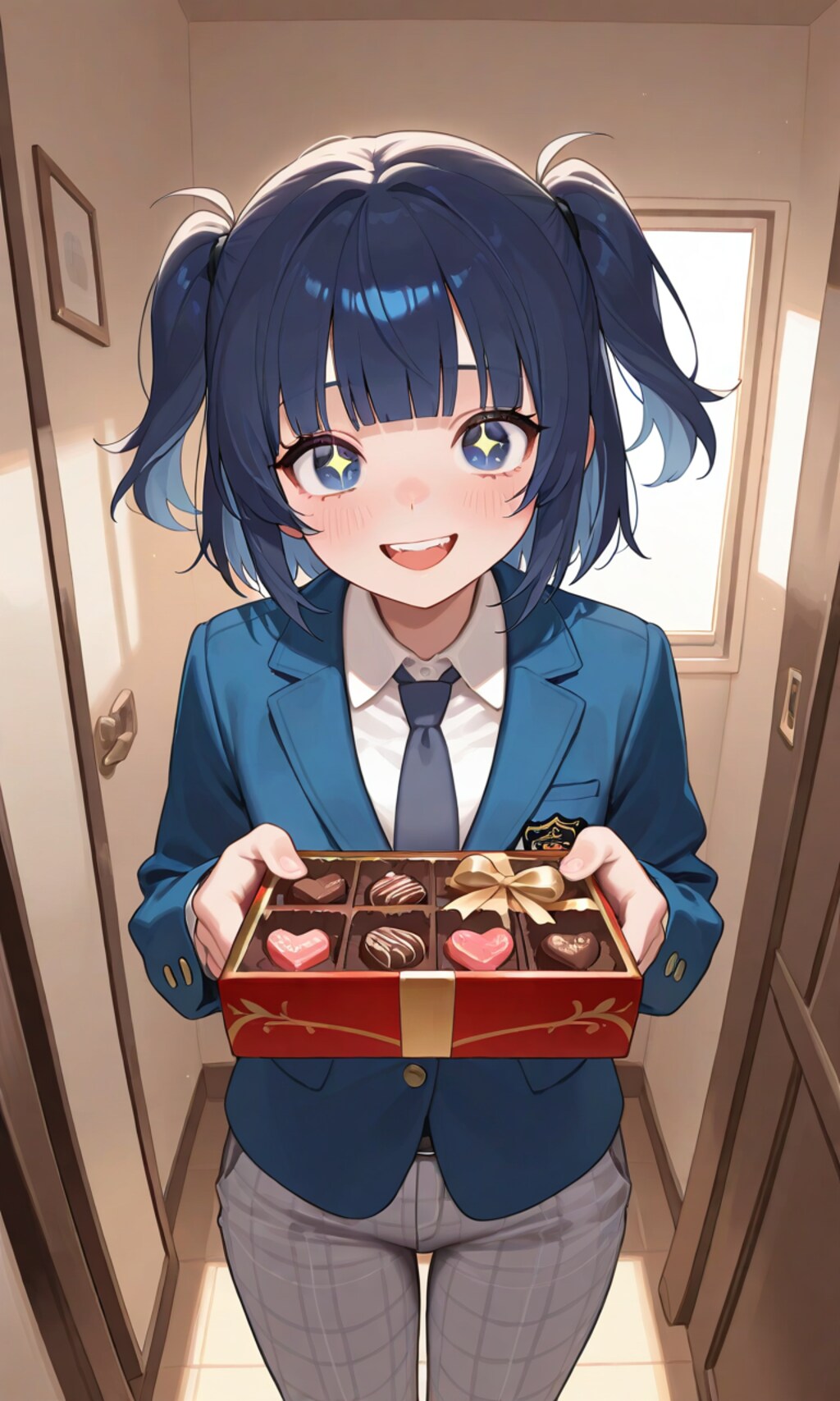 はいアニキ、チョコあげるね✨