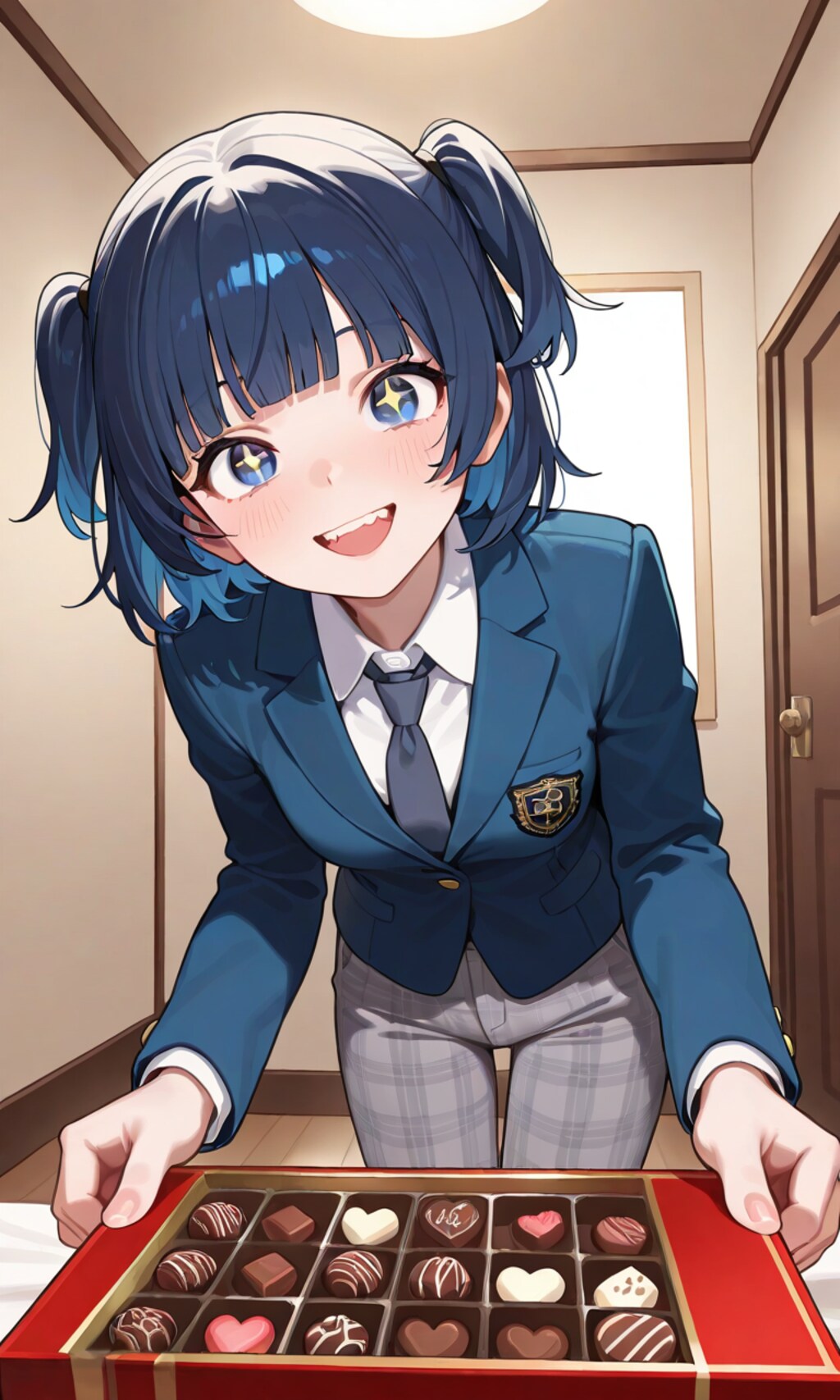 はいアニキ、チョコあげるね✨