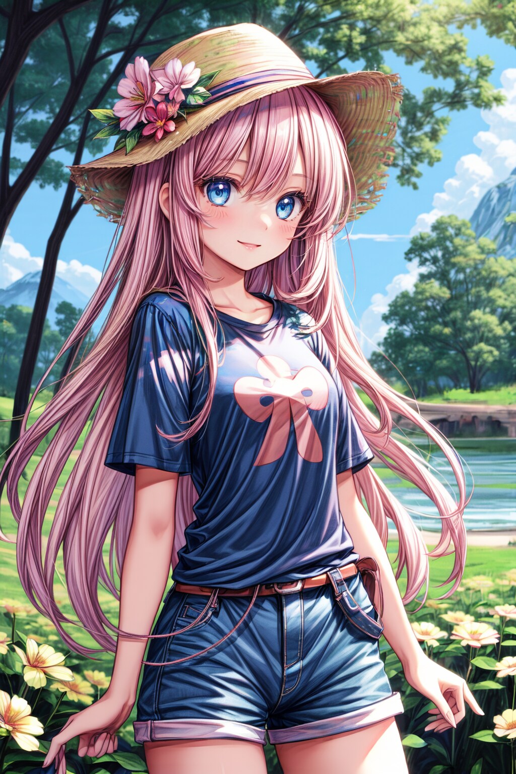 自然と女の子 nature and girl