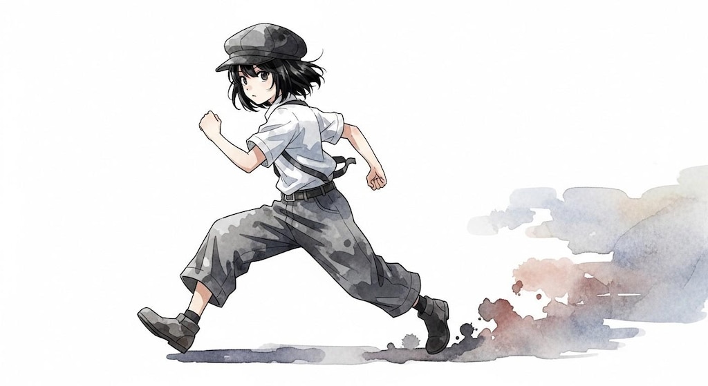 黒眼黒髪少女(ImageFX編)