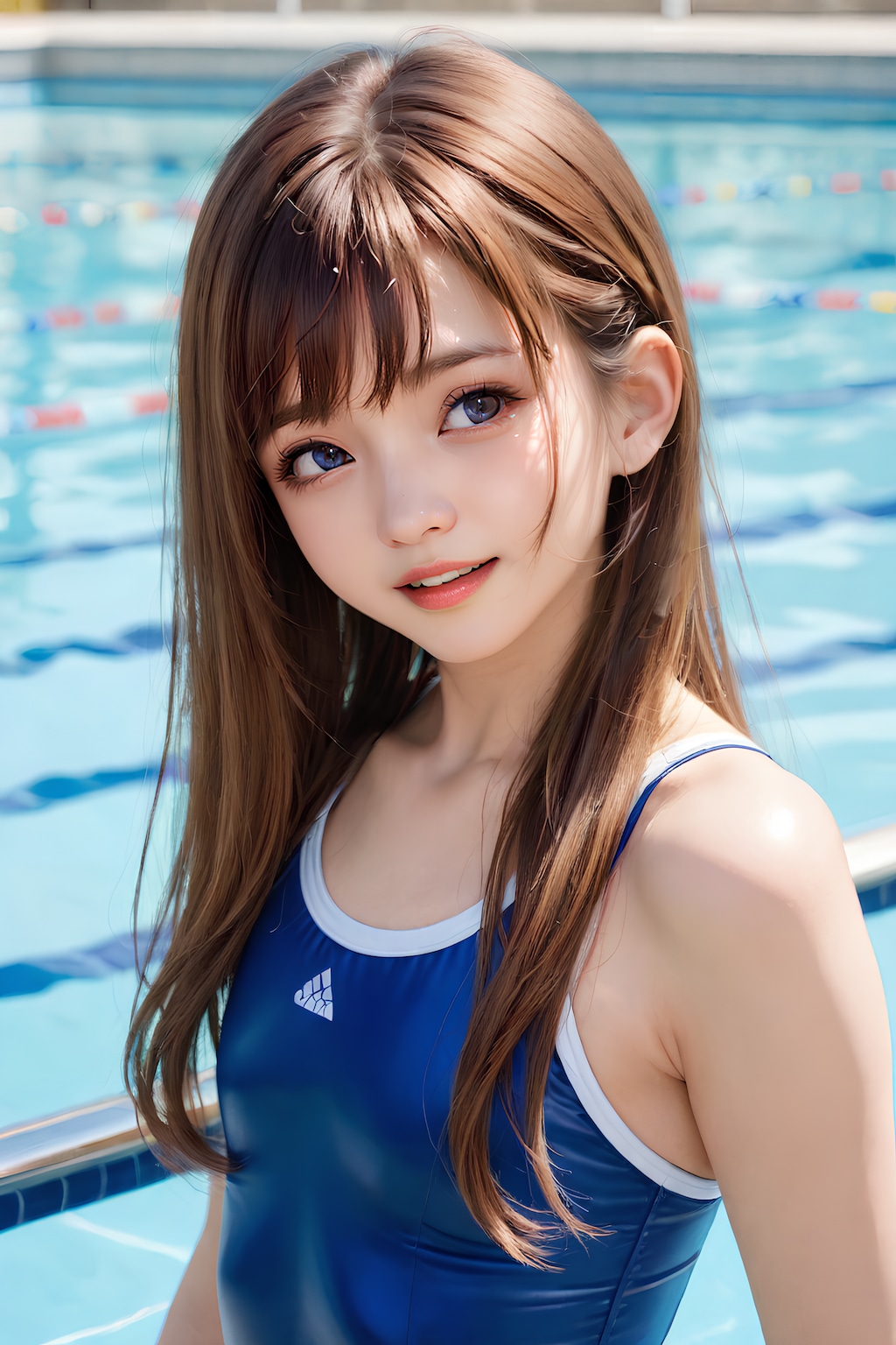 青水着のちひろ