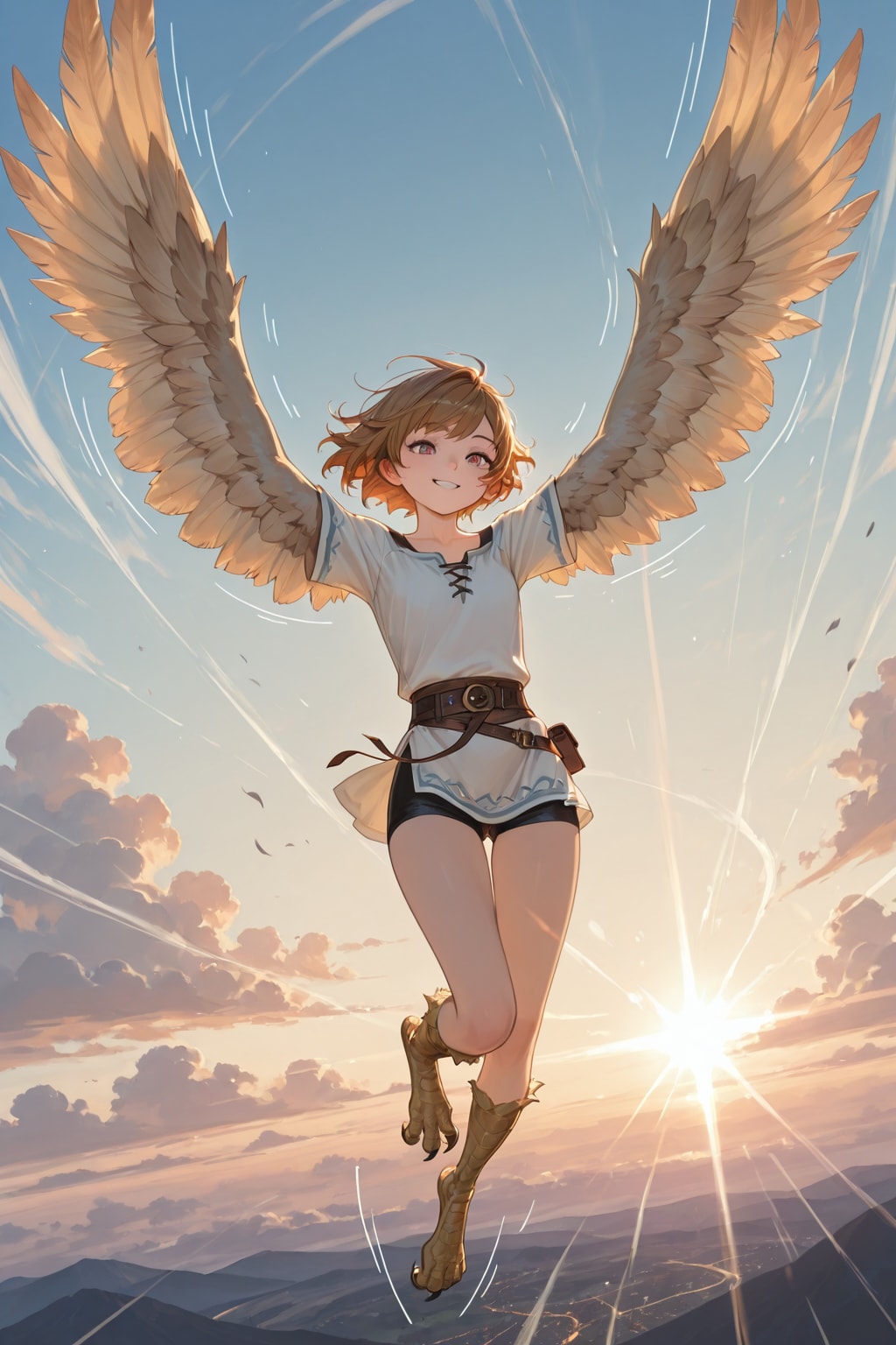 異世界探訪　ハーピーに会いに空まで行く