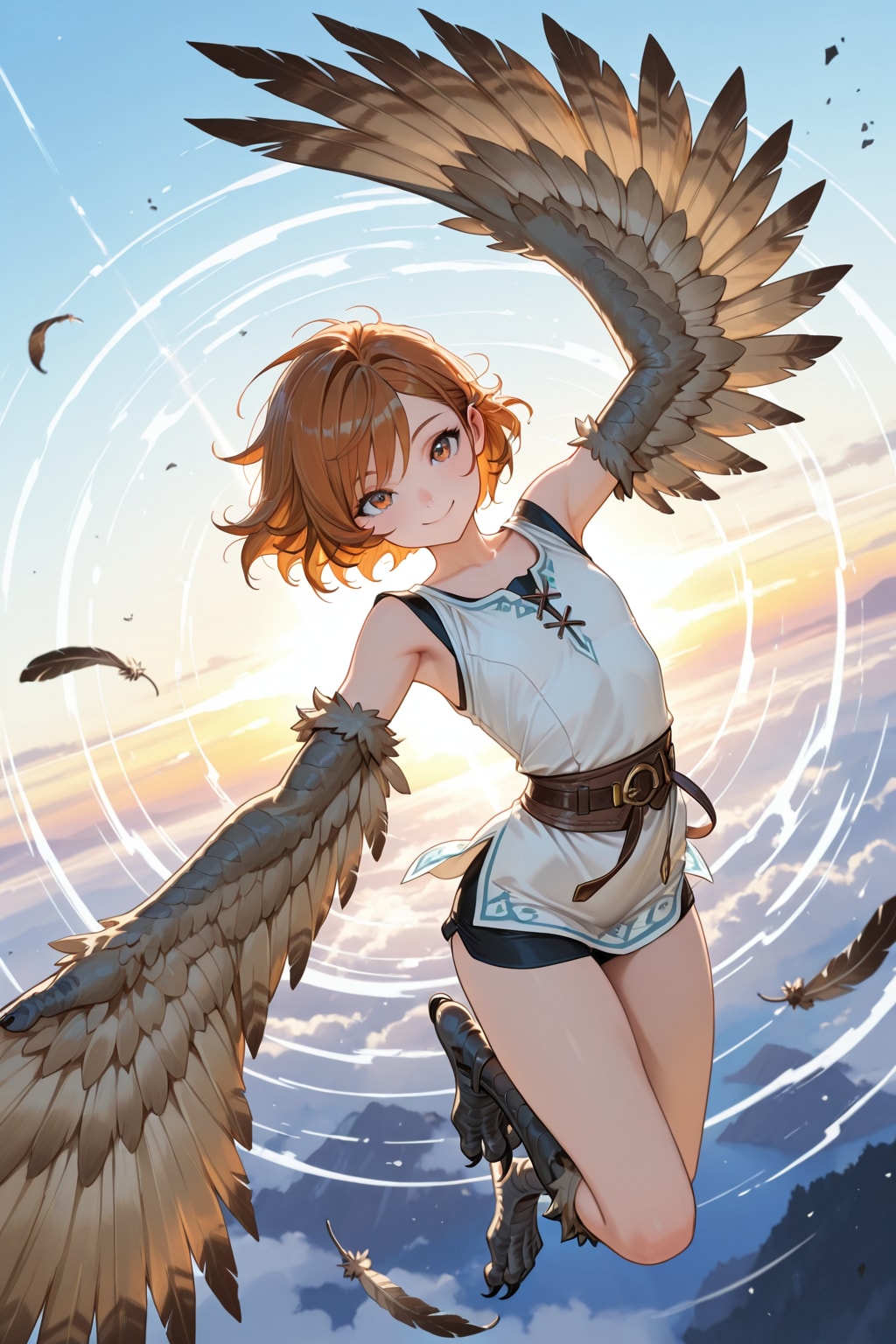 異世界探訪　ハーピーに会いに空まで行く