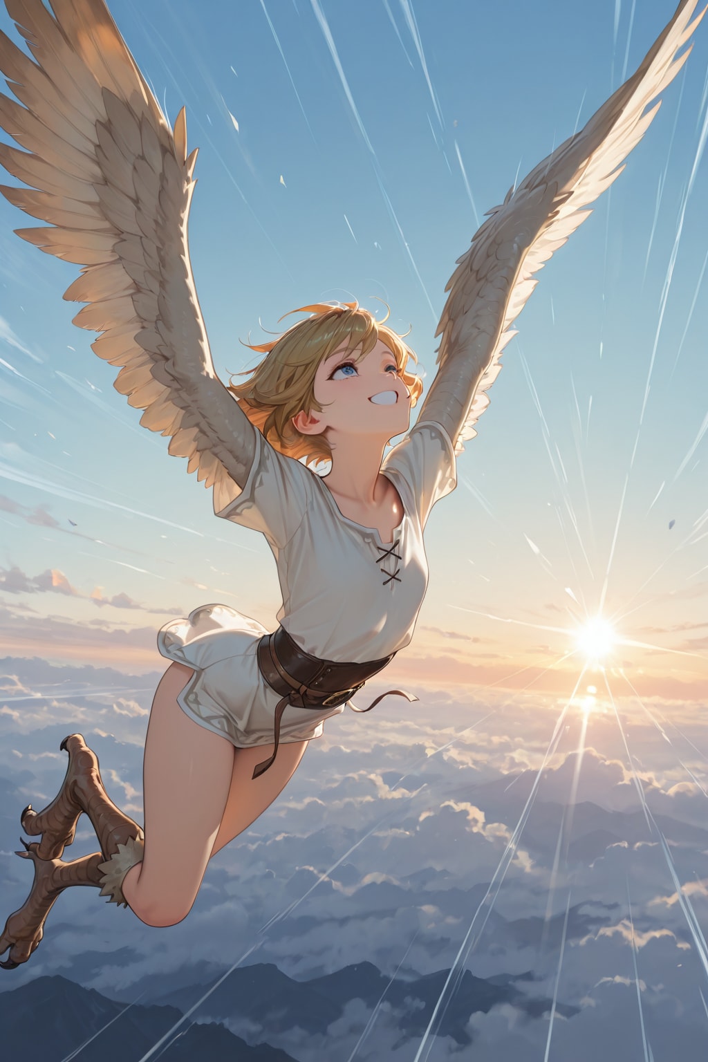 異世界探訪　ハーピーに会いに空まで行く