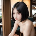 黒髪ヌード59 3枚目