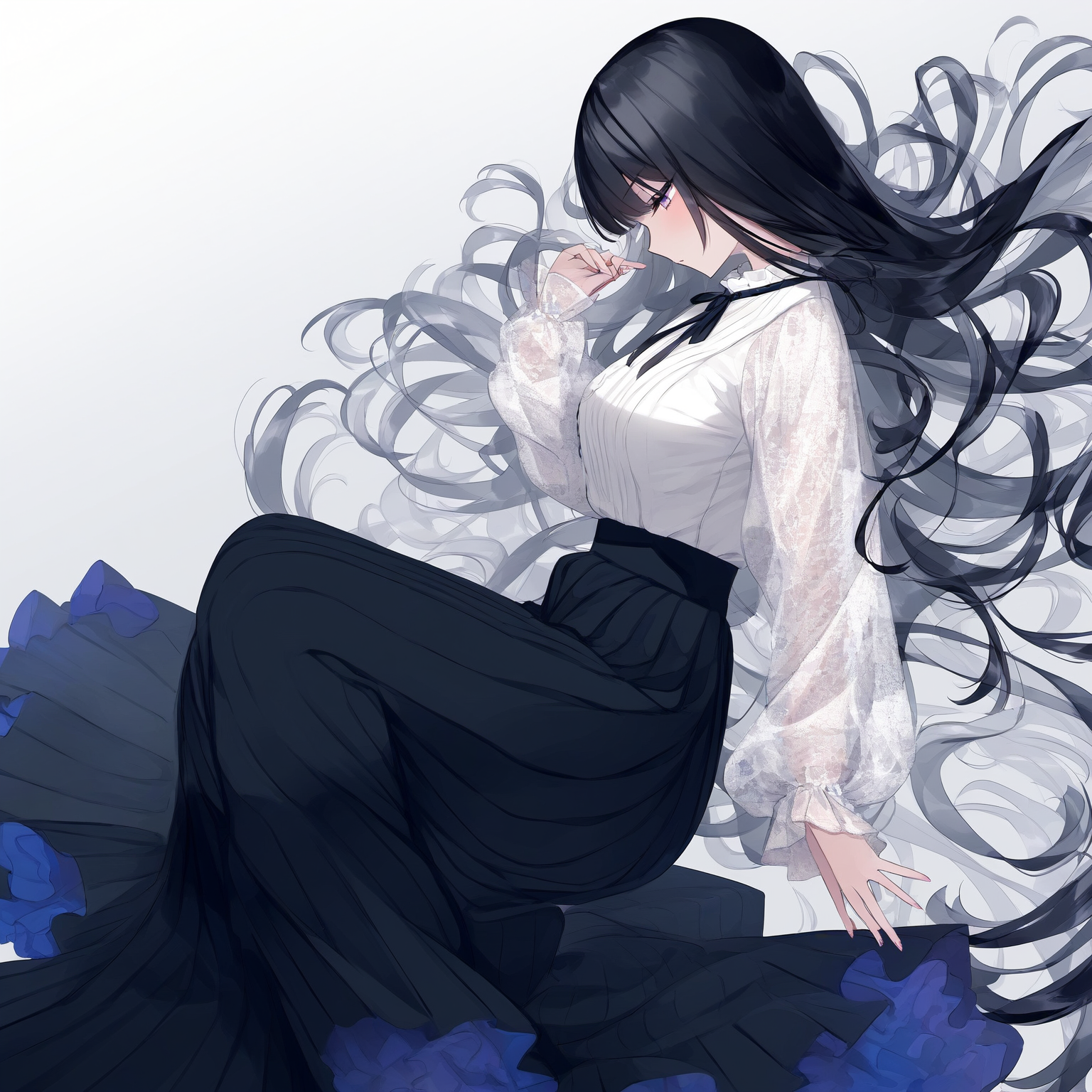 ロングスカートの魅力2 | の人気AIイラスト・グラビア