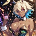 褐色バニーガール20 12枚目