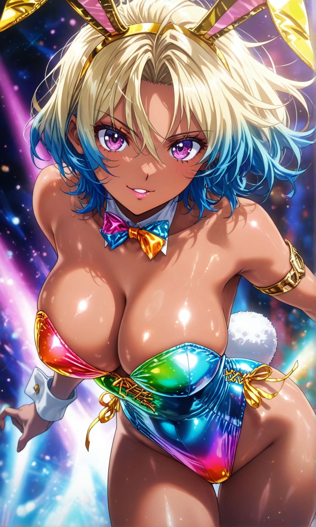 褐色バニーガール20
