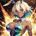 褐色バニーガール20 8枚目
