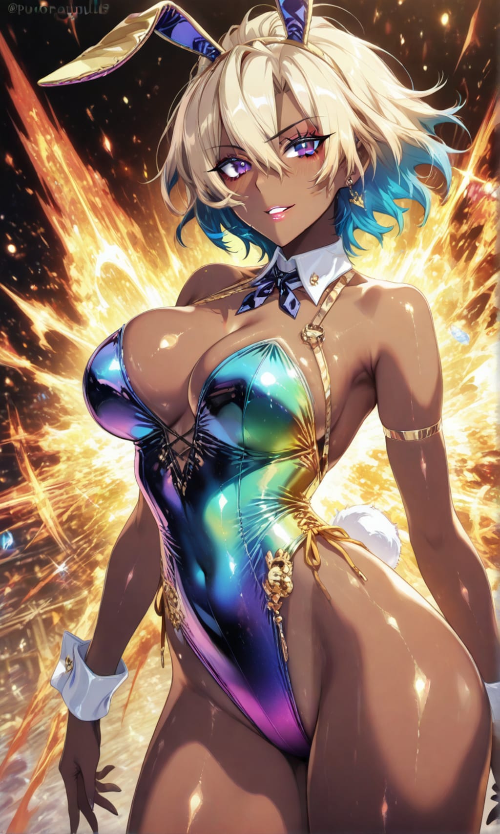 褐色バニーガール20