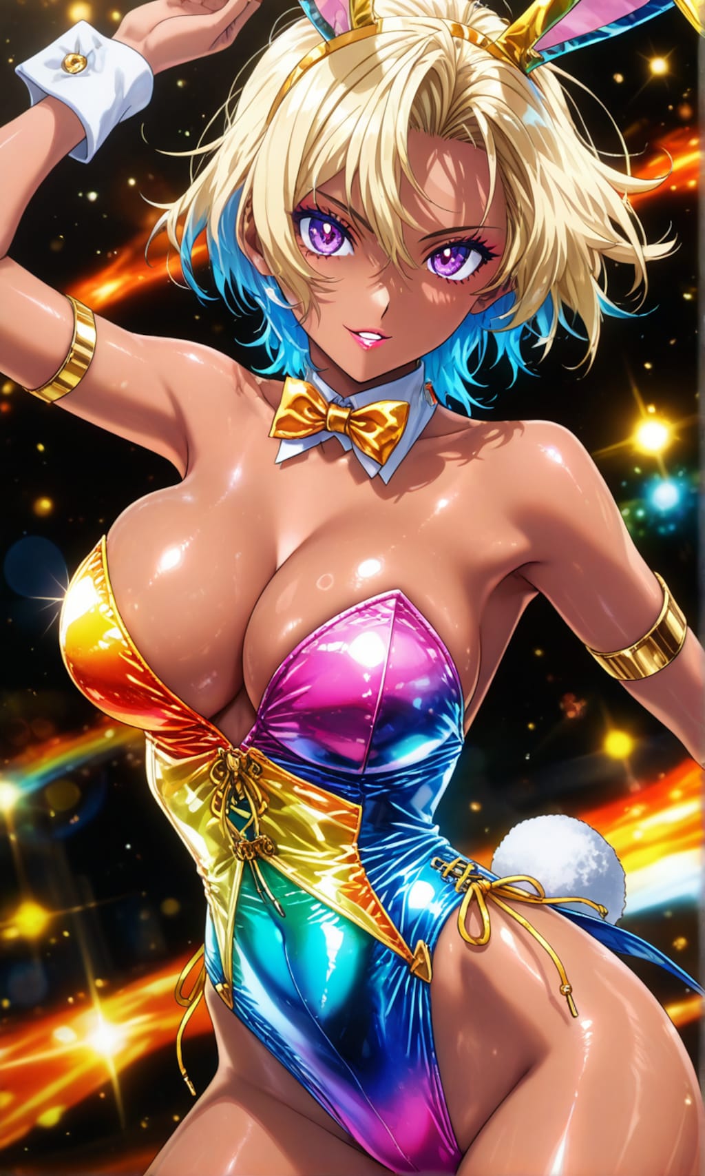 褐色バニーガール20