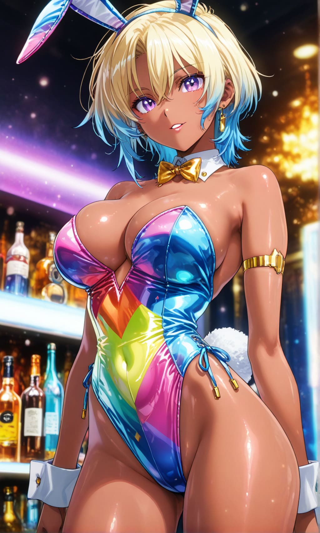 褐色バニーガール20