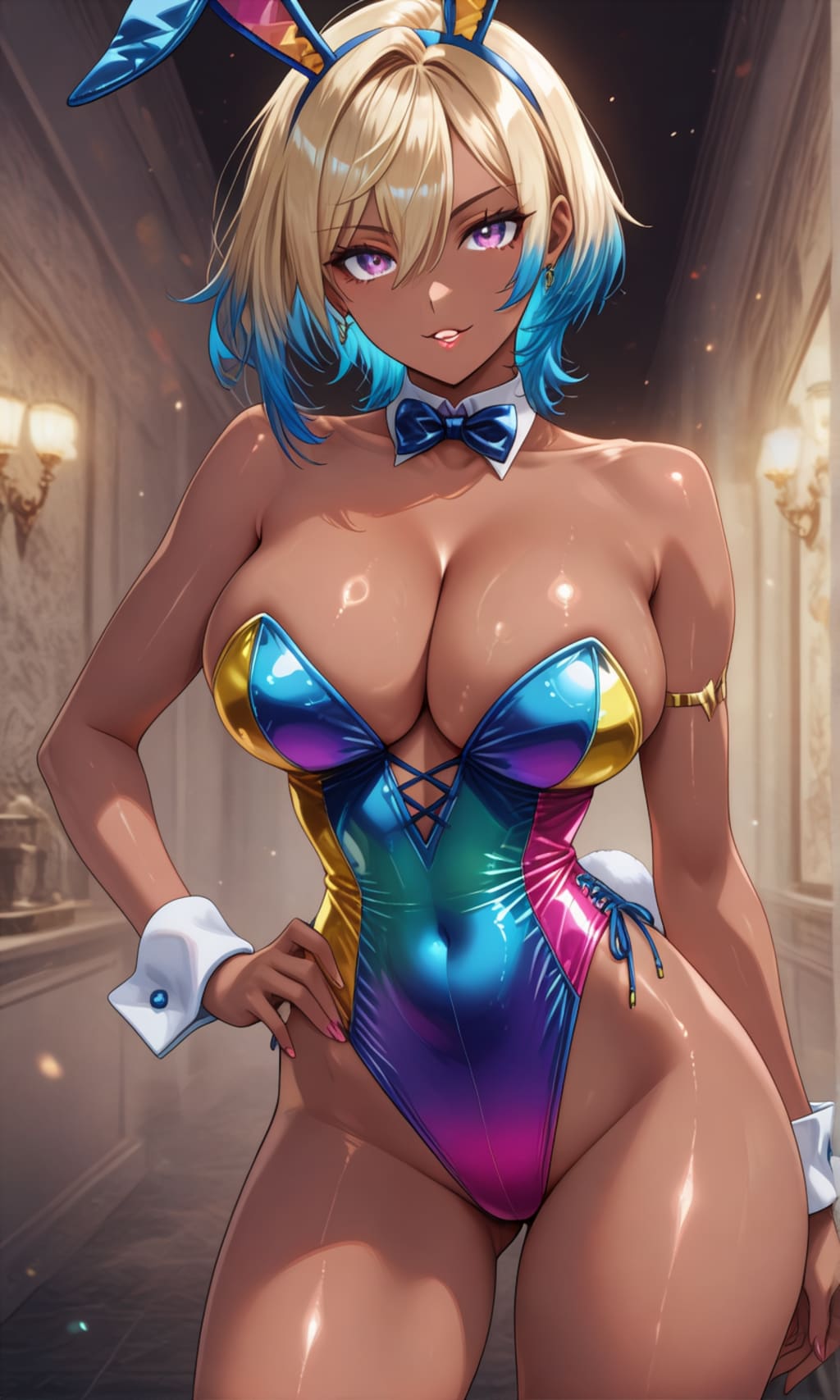 褐色バニーガール20