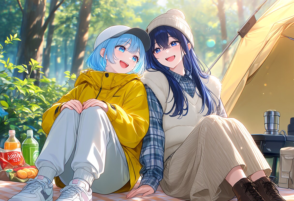キャンプに来ました