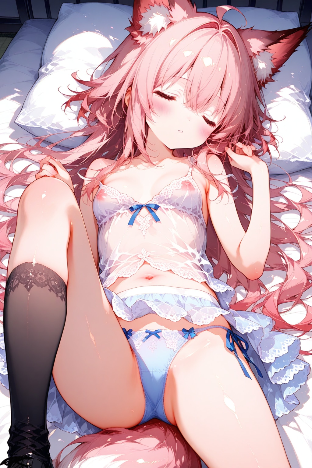 すやすやケモミミちゃん