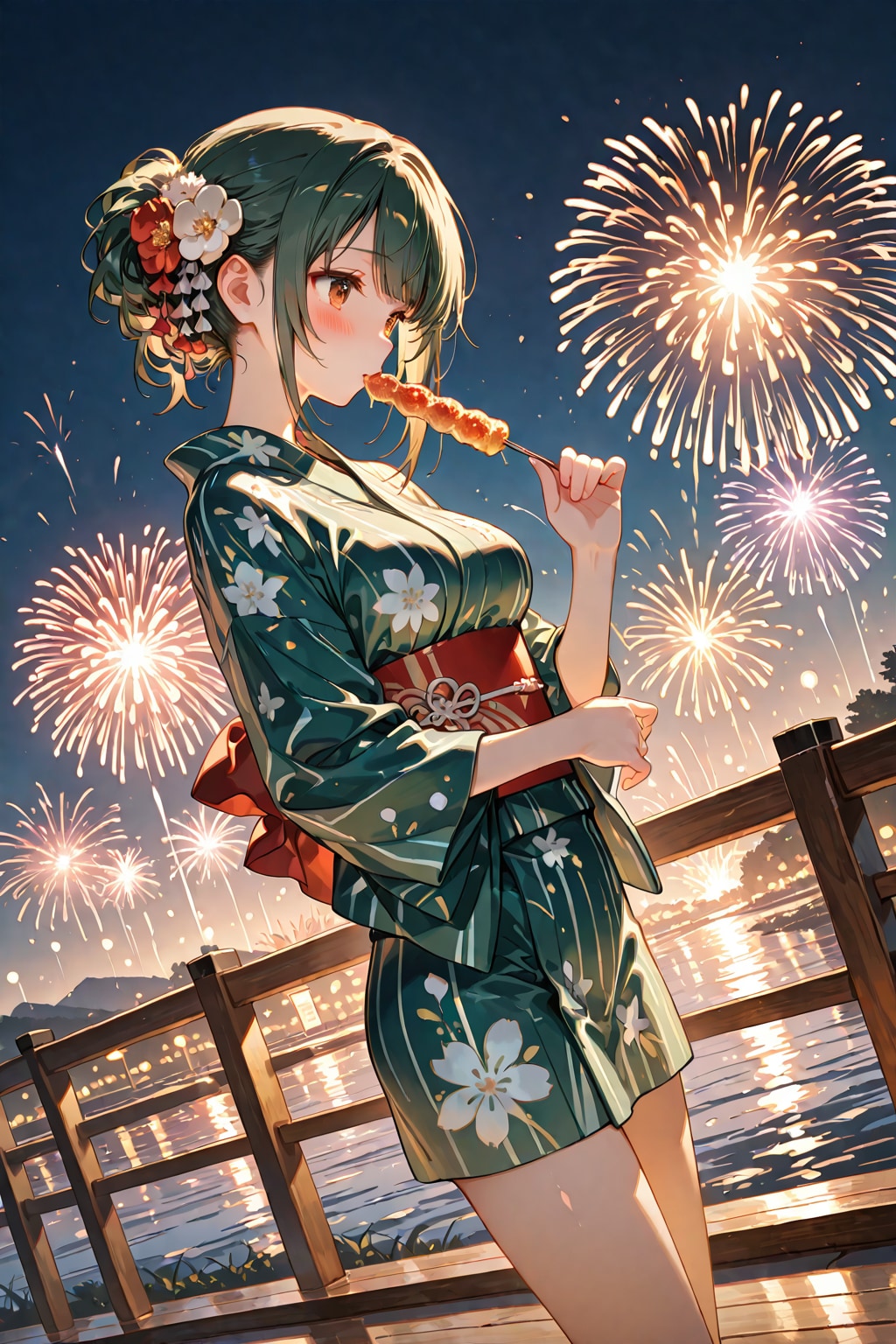 短い浴衣
