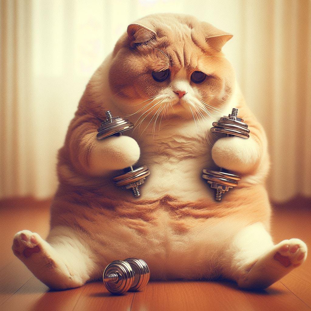 【筋肉注意】鍛えすぎた猫③