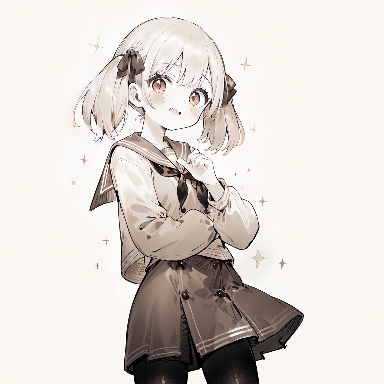 セピア色のツインテちゃん