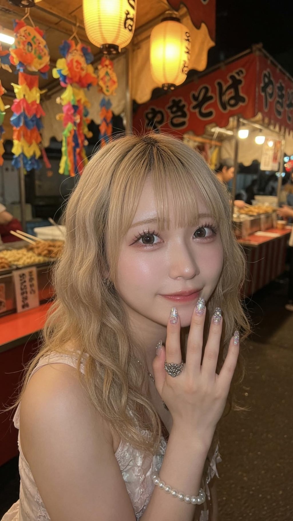 金髪ちゃん　夏祭り2