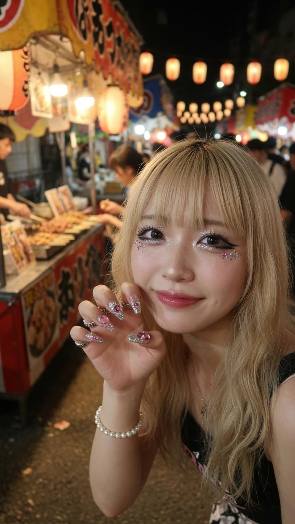 金髪ちゃん　夏祭り2