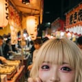 金髪ちゃん　夏祭り2 3枚目