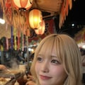 金髪ちゃん　夏祭り2 9枚目