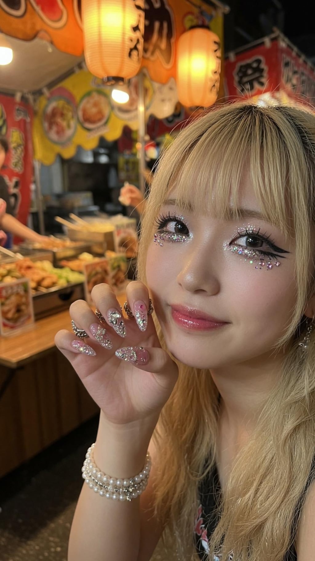 金髪ちゃん　夏祭り2