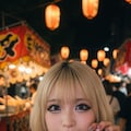 金髪ちゃん　夏祭り2 2枚目